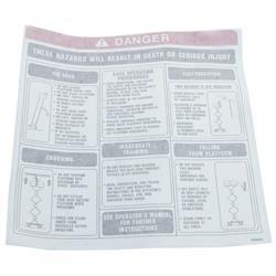 Picture of Decal-Danger-Pltfm Station