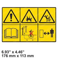 Picture of Decal - Warning
