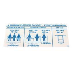 Picture of Decal - Capacity 1000lbs