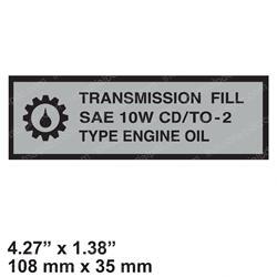 Picture of Decal - Transmission Fill Sae