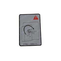 Picture of Plate - Hood Stay Cau