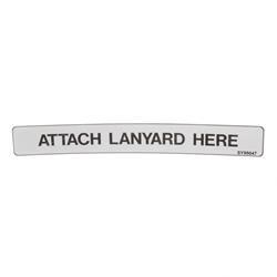 Picture of Decal - Attach Lanyard Here