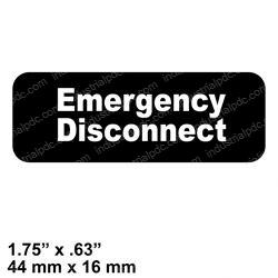 Picture of Decal - Emergency Disconnect