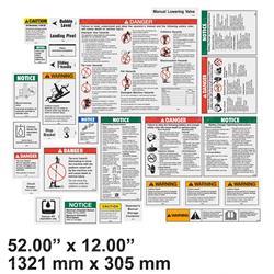 Picture of Decal Kit Saf/Inst Awps W/O Tb