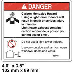 Picture of Decal- Danger- Csa Outdoor Use