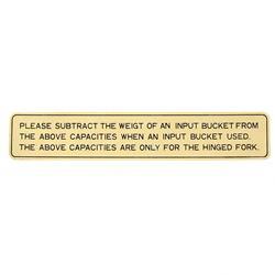 Picture of Plate- Caution
