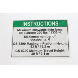 Picture of Decal Notice Side Force Ansi