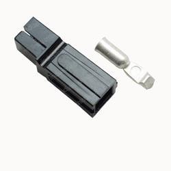 Picture of Connector - Single Black 75 Amp