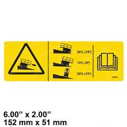 Picture of Decal-Danger-Runaway Haz- Sym