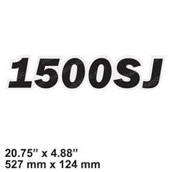 Picture of Decal-Model Designation 1500sj