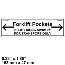 Picture of Decal-Fork Lift Pocket