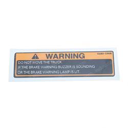 Picture of Label-Warnin