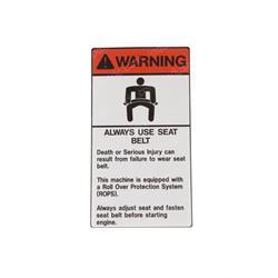 Picture of Decal  - Use Seat Belt