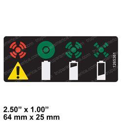 GENIE 1265361GT DECAL BATTERY CHARGER