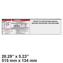 Picture of Decal - Danger