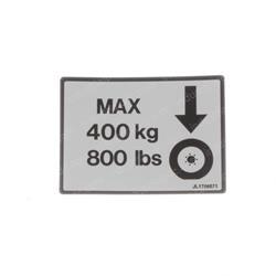 Picture of Decal -  1230es Wheel Load