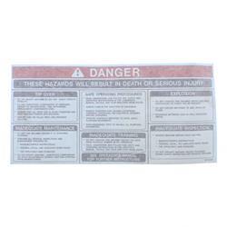 Picture of Decal-Danger-Grnd Station-All