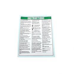Picture of Decal Oper Inst Z30n Z34 Z45