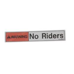 Picture of Decal - No Riders