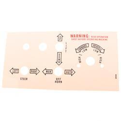 Picture of Decal - Control Box Operation