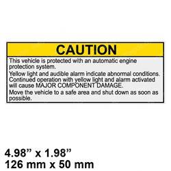 Picture of Decal - Caution Protected Eps