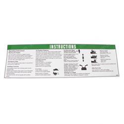 Picture of Instruction Decal