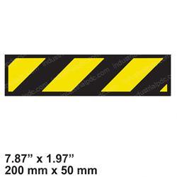 Picture of Decal - Yellow Black Chevron