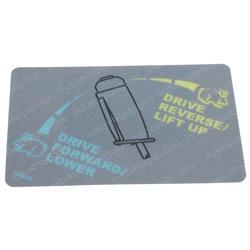 Picture of Decal - Drive/Lift - Silver