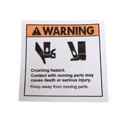Picture of Decal Warning Hand/Foot Crush