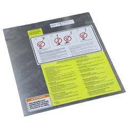 Picture of Decal Plate W/Decals Z-45/22