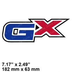 Doosan A378275 - decal, model gx