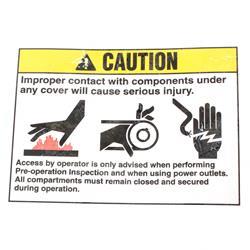 Picture of Decal Caution Component Contct