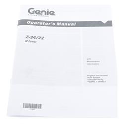 Genie 1258815 - manualoperatorsz34ic