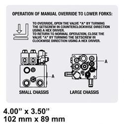 Picture of Decal - Non Powered Lowering