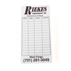 sy28-129207 DECAL - RIEKES INSPECTION DECAL
