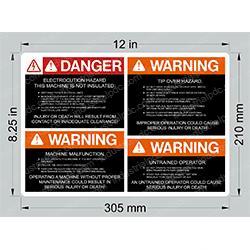 Picture of Decal - (danger)