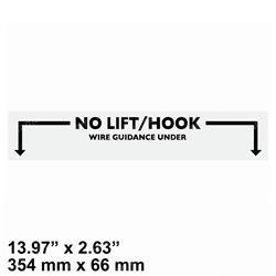 PRIME MOVER 313665-801 DECAL - NO LIFT/HOOK