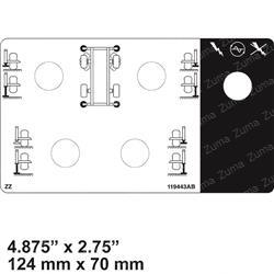 Skyjack 119443 - decal, outriggers and hydrau