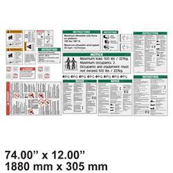 Picture of Decal Kit,s40,plat,wrd,ansi