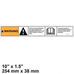 Picture of Decal - Failure to Read