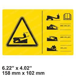 Picture of Decal - Symbol Slope Rating