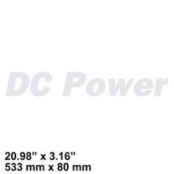 GENIE 62070GT DECAL - COSMETIC DC POWER