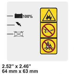 Picture of Decal - Battery Warning