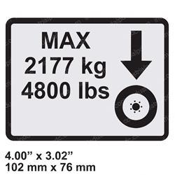 Picture of Decal - Wheel Load