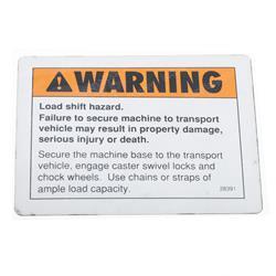 Picture of Decal Warning Load Shift Hazrd