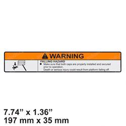 Picture of Decal - Falling Hazard