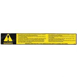 Picture of Decal - Warning