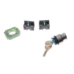 bt25636-kit SWITCH KIT - 2 POSITION KEY (BG - INCL BASE W/2 N.O. CONTACTS