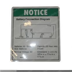 Picture of Decal - Battery Connect