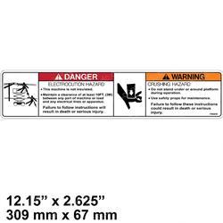 Picture of Decal - Warning Crush Hazard